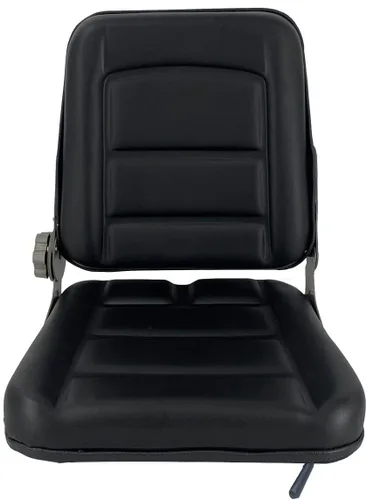 Vista 10 de Asiento de suspensión universal para tractor, asiento de carretilla elevadora ajustable de 6/5.906 in con pista deslizante, reposabrazos