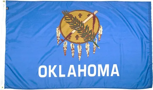 Vista 23 de FlagSource Bandera del estado de Alabama, material de nailon 200D con certificación FMAA, resistente, fabricada en Estados Unidos, resistente a