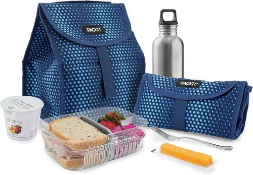 Vista 5 de PackIt Bolsa de almuerzo congelable (camuflaje verde)