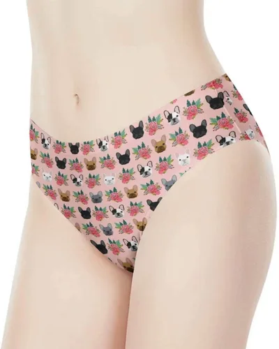 Vista 6 de Bragas de bikini para mujer con diseño de animales florales y suaves