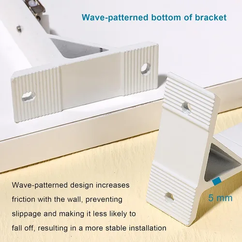 Vista 6 de Ceiling Mounted Double Track Curtain Rail, 3 6 9 ft Curtain Rail Track System for Smooth Ceiling or Wall Silent Heavy Aluminum Duty Curtain Track