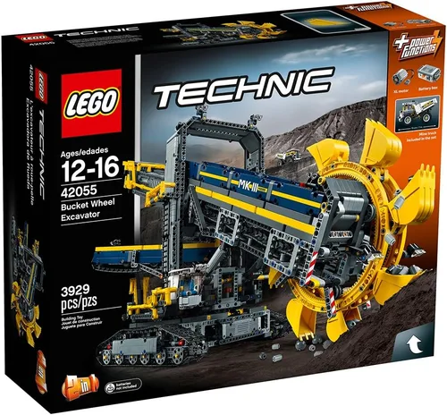 Vista 6 de LEGO Technic Excavadora con Rueda de Cubo 42055 Juguetes para Construir