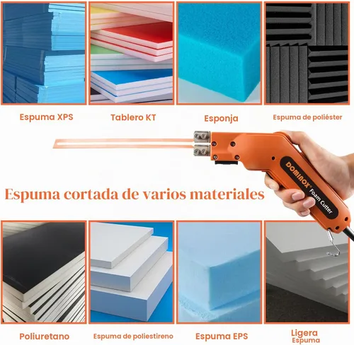 Vista 3 de Cortador de Espuma de Cuchillo Caliente, Kit de Herramientas de Corte de Espuma, Estuche Resistente Cortador de Espuma de Poliestireno para Cortar