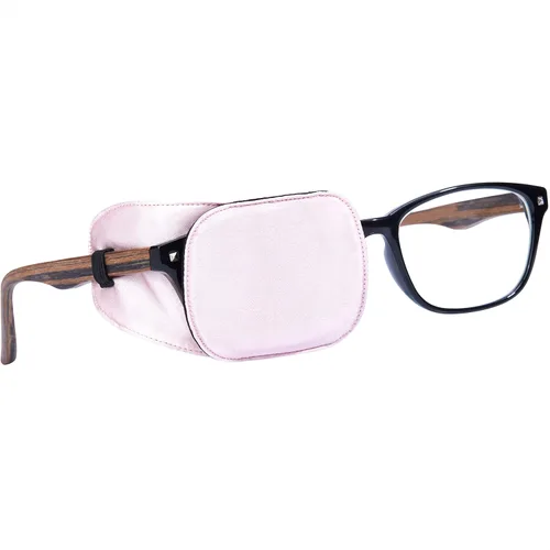 Vista 35 de Parche de ojo de seda Astropic para gafas de adultos y niños para cubrir cualquier ojo (Mediano, Violeta)