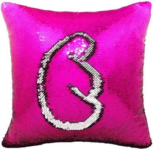 Vista 11 de MOCOFO Fundas de almohada decorativas de lentejuelas mágicas reversibles 16x16-2 de plata a oro + 2 de oro a negro de ante premium para habitación 4