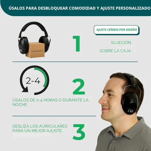 Vista 7 de Pro For Sho 34dB NRR - Orejeras de protección auditiva, NRR más alta en diseño compacto, protección auditiva para disparar, cortar y trabajar Púrpura