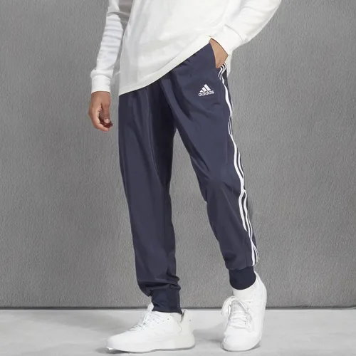 Vista 5 de adidas Aeroready Essentials - Pantalones tejidos con 3 rayas con puños para hombre