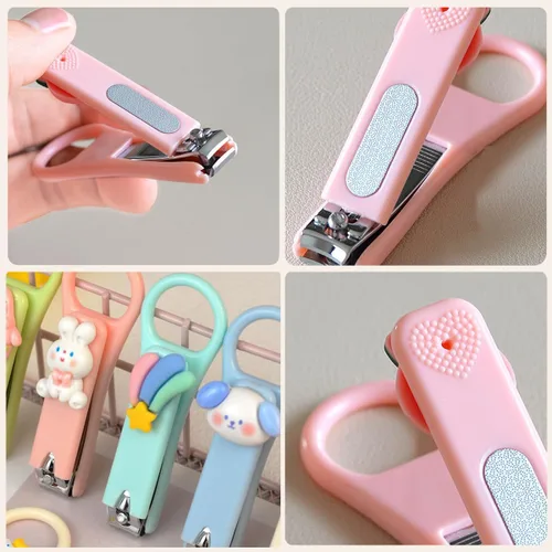 Vista 4 de Juego de 30 cortaúñas a granel, juego de cortaúñas de acero inoxidable, cortaúñas y uñas de los pies para mujeres y hombres, kit de pedicura