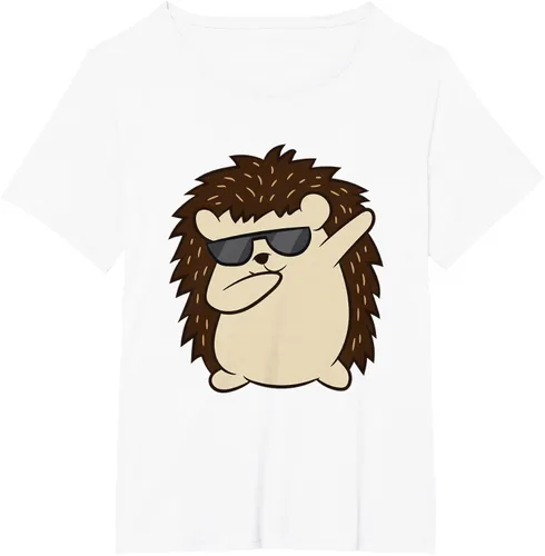 Vista 87 de Dabbing Hedgehog Funny Hedgehog Camiseta S