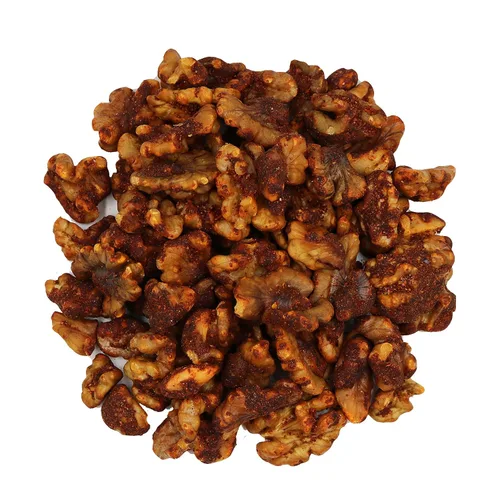 Vista 4 de CHILI SOUR Nueces, nueces de chile, deliciosas nueces agrias y picantes, 1 libra (almendras)