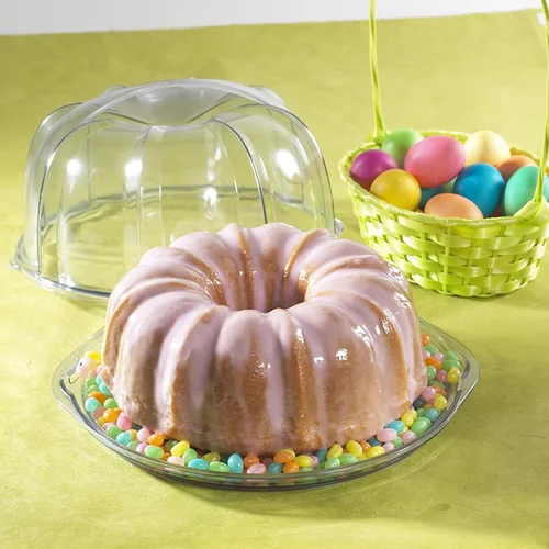 Vista 4 de Nordic Ware Porta pasteles, paquete de lujo, transparente