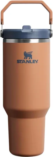 Vista 58 de STANLEY IceFlow 2.0 - Vaso con pajilla abatible con asa, 30 onzas, tapa giratoria y popote abatible, botella de agua a prueba de fugas, acero Tiza