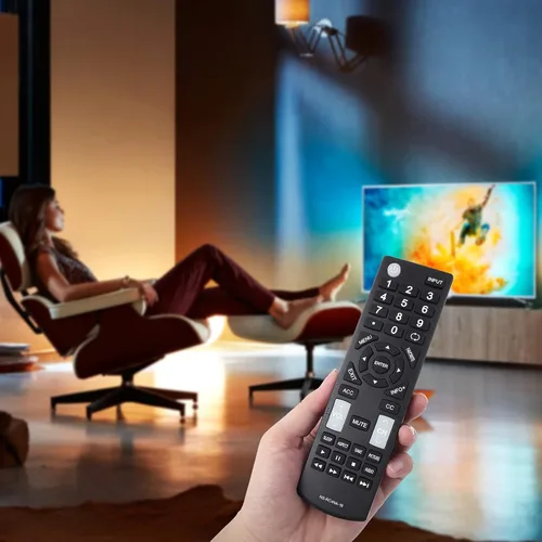 Vista 5 de Control remoto de repuesto apto para todos los televisores inteligentes Insignia LED LCD