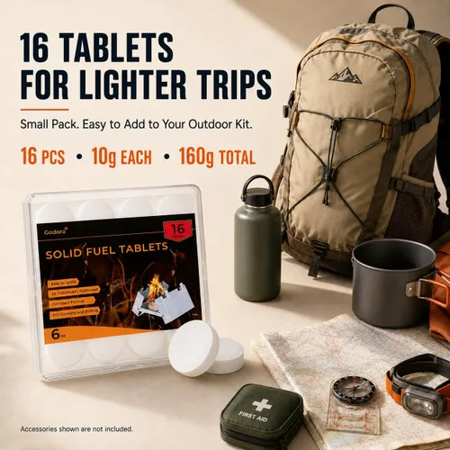 Vista 2 de Solid Fuel Tablets - Compact Size, High Energy, Safe and Reliable
