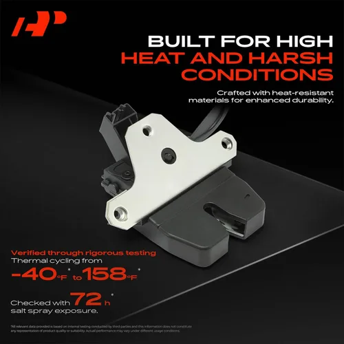 Vista 4 de A-Premium Pestillo de maletero compatible con Ford Focus 2012-2018 Sedan 4 puertas, actuador de pestillo de bloqueo de puerta trasera de 4 pines
