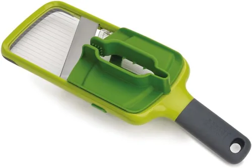 Vista 7 de Joseph Joseph Mandolina multiagarre con agarre de precisión para alimentos, talla única, verde/blanco
