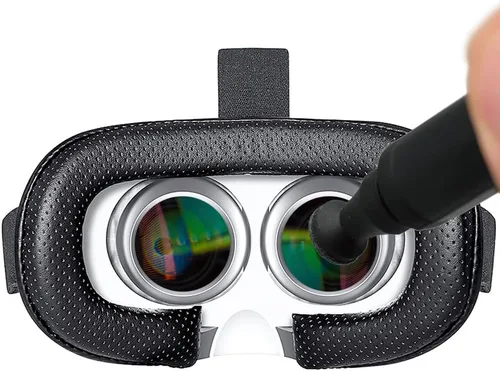 Vista 9 de EYLIN Lápiz de limpieza de lentes Pro con cepillo para MetaOculus Quest 2 Quest RiftS HTC Vive Pro Index PS4 VR auriculares, DJI Drone, Microsoft