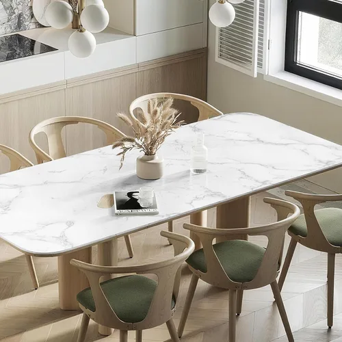 Vista 2 de Vinjiasin Papel tapiz adhesivo de mármol brillante para despegar y pegar, autoadhesivo, impermeable, para encimera, película decorativa extraíble