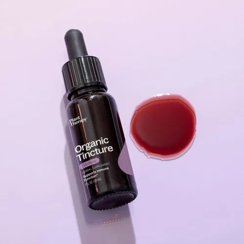 Vista 5 de Plant Therapy Suplemento de hierbas de saúco orgánico tintura de 1.0 fl oz (1 oz), apoyo inmunológico, ayuda a calmar las molestias nasales