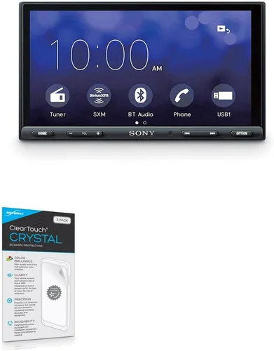 Vista 10 de BoxWave Protector de pantalla compatible con Sony XAV-AX5000 – ClearTouch Anti-Glare (2 unidades), antihuellas mate