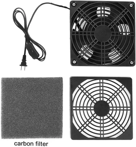 Vista 5 de Extractor de humo de soldadura portátil, eliminador de humo, extractor de humo para prevención, ventilador de trabajo para estación de soldadura