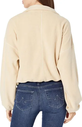 Vista 2 de NIA Women's Beverly Casual Collared Long Sleeve Fleece Zip Up Jacket