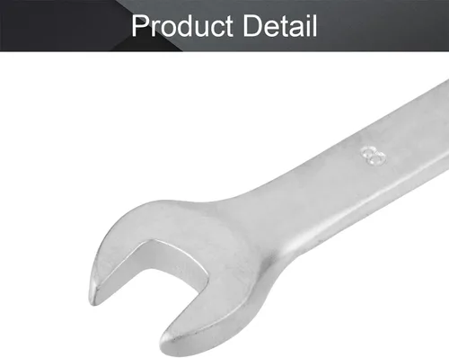 Vista 4 de Utoolmart Llave combinada de 12 puntos, 0.315 in métrica 5.039 in de longitud, 1 unidad