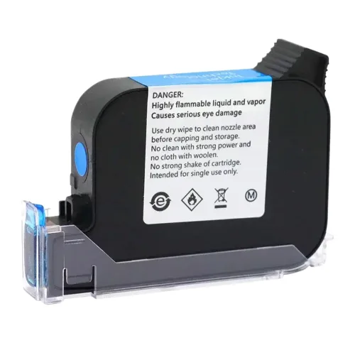 Vista 5 de Universal 2588 42ML Quick-Drying Ink Cartridge in Black Red Blue Green for Handheld Inkjet Printers with 12.7mm Print Height(1Set (7Colors))