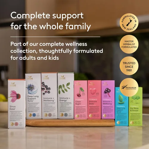 Vista 8 de Jarabe Herbal Nocturno para el Pecho Infantil, Apoyo para el Sueño Nocturno para Aliviar la Garganta y el Pecho, con Corteza de Cereza Silvestre