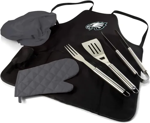 Vista 11 de Picnic TIME NFL BBQ Delantal Tote Pro Grill Set