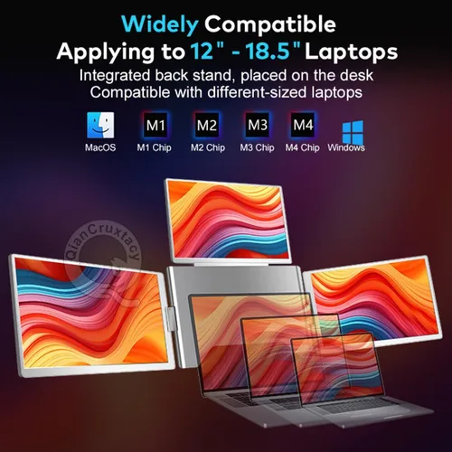 Vista 6 de Extensor de pantalla portátil portátil para viaje de negocios