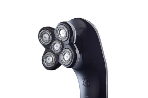 Vista 3 de Maquinilla de afeitar eléctrica Ghost Shaver - Wet/Dry 5 cabezas inalámbricas USB/C Tipo Plug Recargable Rotary Shaver