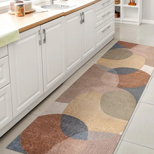 Vista 14 de JONATHAN Y Alfombra de interior lavable a máquina color crema/multi 3X5 pies, estampado de algas abstracto glam botánico para sala de estar