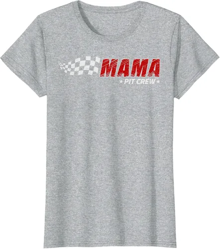 Vista 29 de Mama Pit Crew Race Car Birthday Family Matching Pit Crew Camiseta