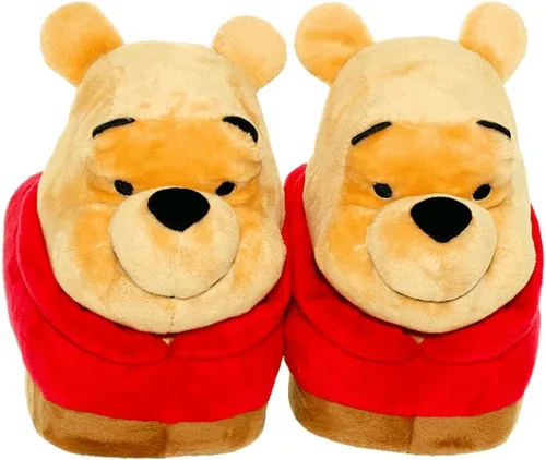 Vista 127 de Happy Feet - Pantuflas con licencia oficial de Disney y Pixar, pantuflas figurales para hombres, mujeres, niños, como se ve en Shark Tank