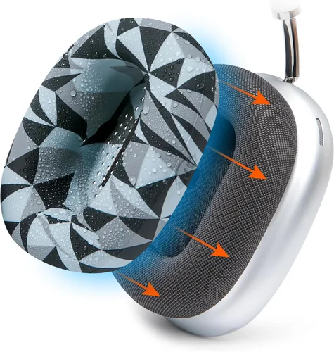 Vista 22 de WC SweatZ Max - Fundas protectoras patentadas para almohadillas de Airpods Max fabricadas por Wicked Cushions Resistente al sudor y fácilmente