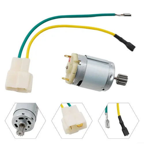 Vista 6 de Potentes motores RS550 RS390 RS380 para niños, vehículos eléctricos de 12 V, 6 V, 24 V, reemplazo de motor de vehículo eléctrico para niños