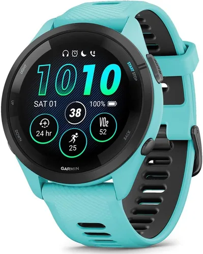 Vista 2 de Garmin Forerunner 265 Reloj inteligente GPS con garantía de 2 años, Agua/Negro