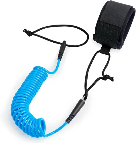 Vista 11 de Abahub Bobina SUP Correa,Correas de tablero de paleta en espiral de 10 pies negro (Black Lite)