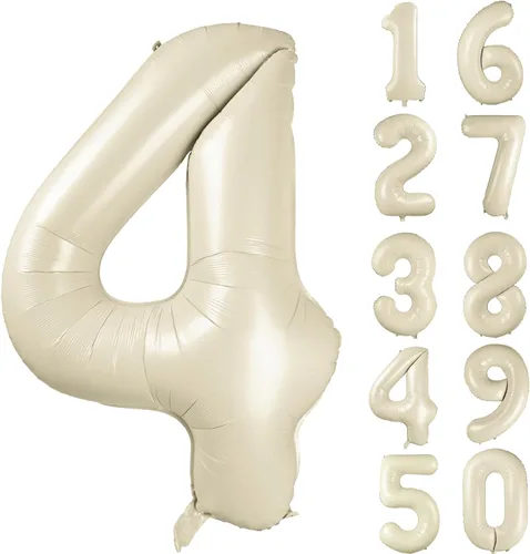 Vista 287 de Globos gigantes de helio de aluminio de 40 pulgadas, color negro, globos digitales grandes del número 0 para decoración de fiesta de cumpleaños