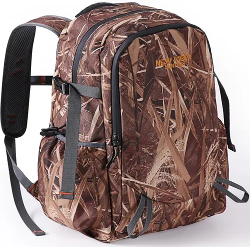 Vista 7 de NEW VIEW Mochila de caza para niños de 30 L, paquete de camuflaje para caza juvenil, equipo de caza para niños de 7 a 14 años, tamaño 13 x 6.3 x