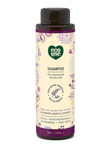 Vista 7 de ecoLove - Champú natural, sin lauril sulfato de sodio, vegano y libre de crueldad, champú seco natural para mujeres, zanahoria y calabaza orgánicas
