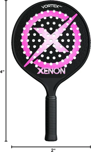 Vista 10 de X enon Vortex - Pala de tenis con plataforma ligera (modelo 2022)