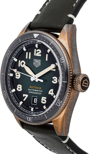 Vista 2 de TAG Heuer Autavia - Reloj automático WBE5190.FC8268 de diámetro (1.654in), Negro -, Classic
