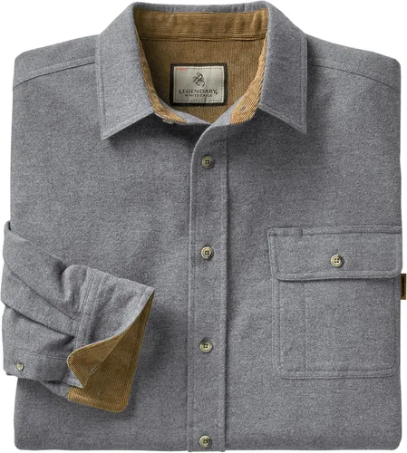 Vista 3 de Legendary Whitetails Men's Buck Camp Flannel Solid Shirt