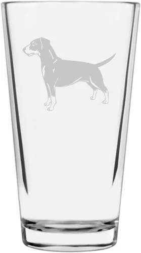 Vista 55 de Podenco Canario - Vaso de pinta de 16 onzas con temática de perro personalizado