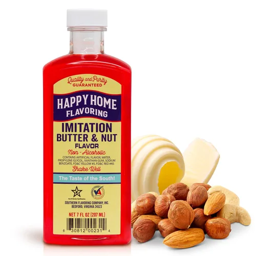 Vista 12 de Happy Home Sabor de nogal negro de imitación, sin alcohol, certificado Kosher, 7 onzas.