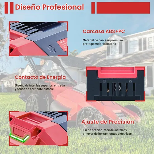Vista 4 de DTK Reemplazo para baterías de litio SKIL 40V 5Ah 40V