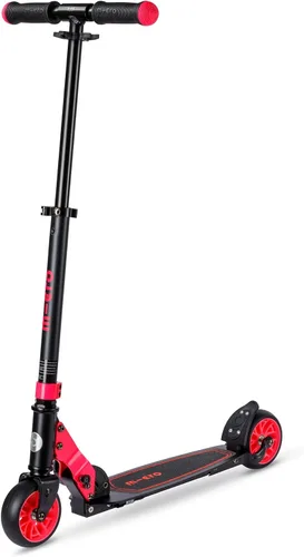 Vista 2 de Micro Kickboard Rocket Scooter plegable para mayores de 8 años Jinetes de hasta 220 libras 2 ruedas Ruedas de poliuretano extra anchas