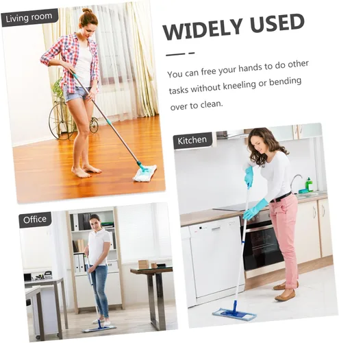 Vista 6 de CHILDWEET 2 pares de pantuflas reutilizables con material de chenilla, suaves y prácticas, cubiertas de zapatos de limpieza para el hogar, se